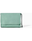 Zara Leather Messenger Bag - Lyst