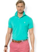 Polo Ralph Lauren Polo Customfit Mesh Polo - Lyst