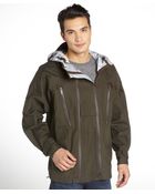Gucci Olive Canvas Hooded Jacket - Lyst