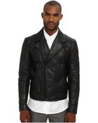 Marc Jacobs Leather Moto Jacket - Lyst
