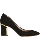 Chloé 70Mm Suede Pumps - Lyst