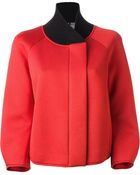 Jil Sander Navy Boxy Bomber Jacket - Lyst