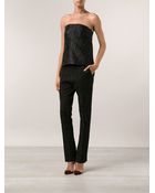 Ellery 'Marcy May' Boxy Corset Top - Lyst