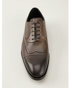 Dolce & Gabbana Piped Seam Oxford Shoes - Lyst