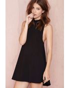 Nasty Gal White Lie Dress - Black - Lyst