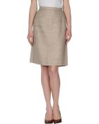Jil Sander Knee Length Skirt - Lyst