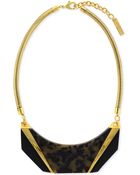 Vince Camuto Goldtone Tortoise Bib Necklace - Lyst