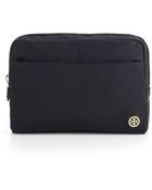 Tory Burch Large Nylon Travel Cosmetic Case - Lyst