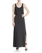 Betsey Johnson Popover Cutout Back Maxi Dress - Lyst