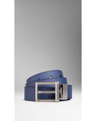 Burberry London London Leather Reversible Belt - Lyst