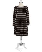 Eliza J Plus Striped Sweater Dress - Lyst