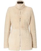Maison Martin Margiela Shearling Coat - Lyst