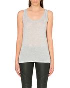The Kooples Scoop-neck Jersey Vest - Lyst