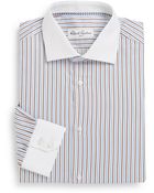 Robert Graham Regular-Fit Contrast Collar Cotton Dress Shirt - Lyst