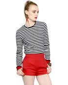 DSquared² Striped Cotton Sweater - Lyst