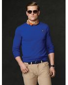 Purple Label Merino Wool Crewneck Sweater - Lyst