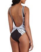 ModCloth Off To The Ocean One Piece in Anatomy - Lyst