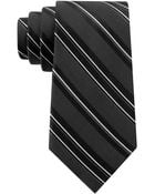 DKNY Silk Stripe Tie - Lyst