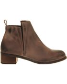 Office Concept Mid Heel Ankle Boot - Lyst