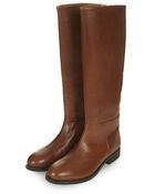 Topshop Dasher Knee High Boots - Lyst