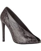 Balenciaga Python Split-Vamp Booties - Lyst