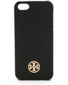 Tory Burch Robinson Hardshell Iphone 5 / 5Scase - Black - Lyst