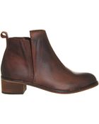 Office Concept Mid Heel Ankle Boot - Lyst