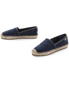 Tory Burch Mckenzie Suede Espadrilles - Tory Navy/Tory Navy - Lyst