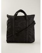Emporio Armani Camouflage Pattern Tote Bag - Lyst