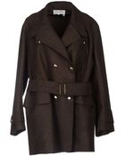 Yves Saint Laurent Rive Gauche Coat - Lyst