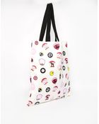 Asos Youth Club Varsity Print Shopper Bag - Lyst