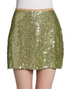 Yumi Kim Ana Sequin Mini Skirt - Lyst