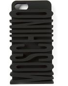 Moschino Logo Iphone 5 Case - Lyst
