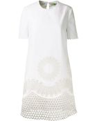 Stella McCartney White Organic Cotton Laycie Dress - Lyst