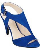 Nine West Shapeup Open Toe Heels - Lyst