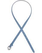 Stefanel Narrow Suede Belt - Lyst