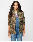 Denim & Supply Ralph Lauren Camoprint Utility Jacket - Lyst