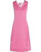 Marni Cotton And Ramie-Blend Dress - Lyst