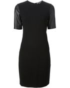 Vince Panelled Dress - Lyst