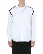 Comme Des Garçons Contrast Piping Shirt - Lyst