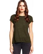 Michael Stars Crew Neck Tee - Lyst