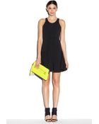 Milly Fit And Flare Stretch Dress - Lyst
