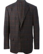 Ermenegildo Zegna Checked Blazer - Lyst