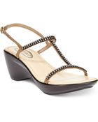 Callisto Leslie Wedge Sandals - Lyst
