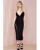 Nasty Gal Tie Hard Dress - Lyst