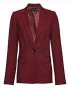 Jaeger Wool Flannel Jacket - Lyst