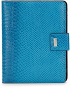 Lodis Headlsburg Snake-Embossed Leather Ipad Case - Lyst