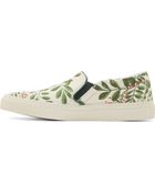 Closed Green And Ivory Slip_On Sneakers - Lyst