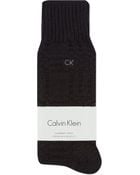 Calvin Klein Chunky Texture Socks - For Men - Lyst