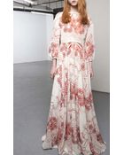 Giambattista Valli Silk Long Dress - Lyst